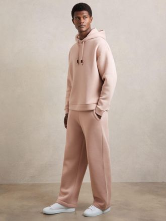 Reiss Pink Cotton-blend Fleece-back Joggers, Xxl