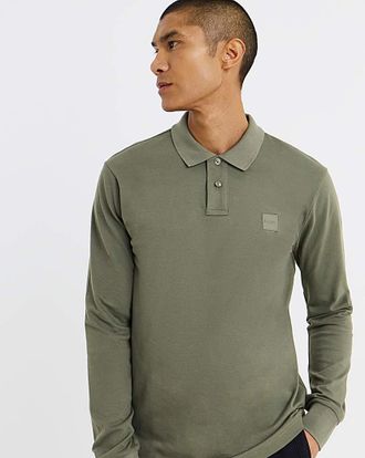 HUGO BOSS Badge Polo - Green
