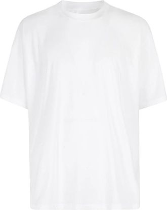 Maison Margiela Cotton Tee - Heren - T-shirts - Wit - S - Katoen - Tops
