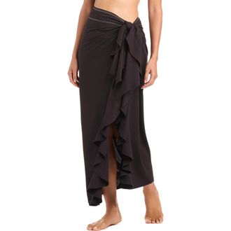 Bleu Rod Beattie Cover-Up Pareo in Black at Nordstrom, Size Medium