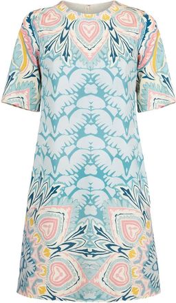 Etro paisley-print minidress - women - Viscose/Viscose - 44 - Blue