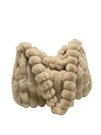 Generic Womens Plush Bags Plush Tote Bag, Large Capacity Elegant Crossbody Shoulder, For Women(Khaki)