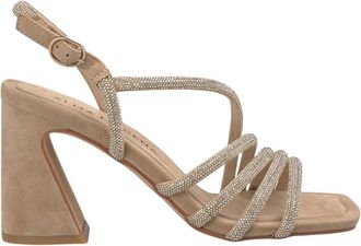 Alma En Pena Alma EN Pena, Schoenen, Dames, Beige, 39 EU, Sandaal met glanzende bandjes