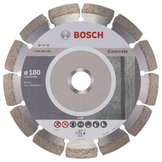 Bosch Disco De Diamante Standard For Concrete 180x22,23x2x10 Mm 2608602199