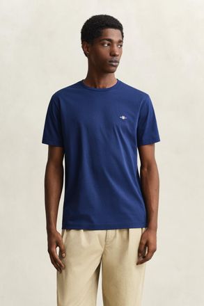 GANT Men Regular Fit Shield T-Shirt (XXXL) RICH NAVY
