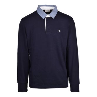 GANT Polo - Heren - Tops - Blauw - Maat: S Katoen