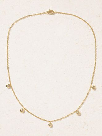 Octavia Elizabeth Collana In Oro 18 Carati Riciclato Con Diamanti Nesting Gem