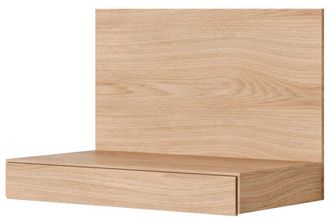 New Works Wand Schreibtisch Tana 85 x 57.8 cm, Eiche ge&ouml;lt