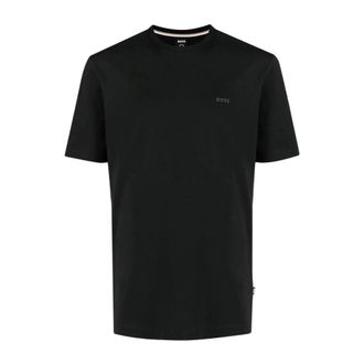 HUGO BOSS Tops, Heren, Zwart, M, Katoen, T-shirt