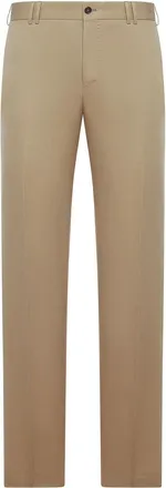 Pantaloni Torino Tailored Trousers In Linen And Cotton Blend
