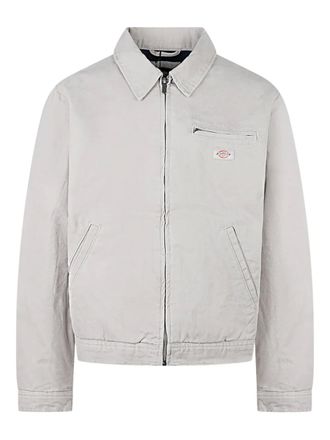 Dickies logo-patch jacket - Neutrals