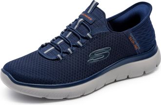 Skechers Mens Summits HIGH Range Sneaker, Navy Mesh/Trim, 5.5 UK