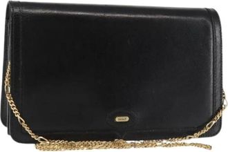 Bally Pre-owned Leren Crossbodytas - Dames - Vintage Schoudertas - Zwart - ONE Size - Leer - Vintage