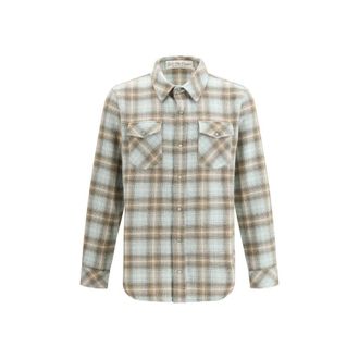 God's True Cashmere Multicolor Cashmere Pattern Mens Shirt