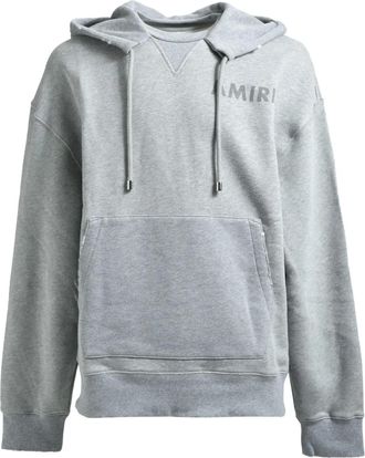 Amiri Felpa con cappuccio e logo - Grigio