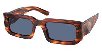 Prada Dark Blue Rectangular Mens Sunglasses PR 06YS 17R06A 53