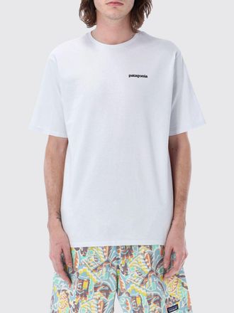 Patagonia T-shirt in cotone riciclato con logo Patagonia