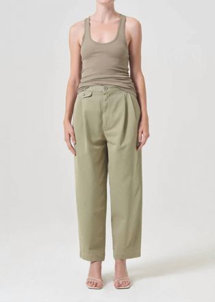 A Gold E Becker Baggy Fit Chino Pants In Dill