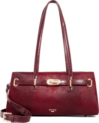 Dune London DEPEND Leather Shoulder Bag One Size Tote Bag