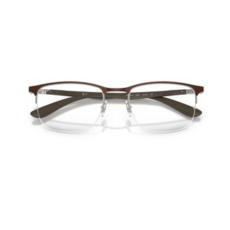 Ray-Ban Glasses, unisex, Brown, Size: 53 MM 0Rx6513