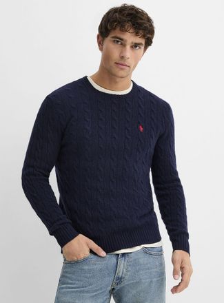 Polo Ralph Lauren Polo Shirt Ralph Lauren - Mens Twisted-cable cashmere-blend sweater