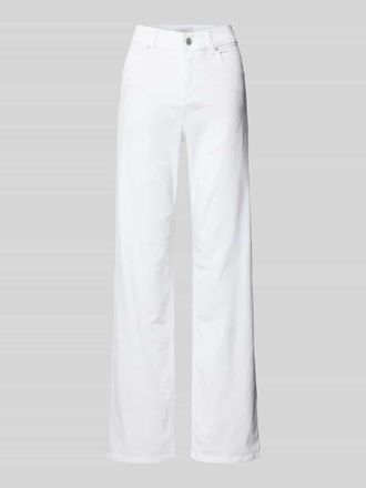 Angels Bootcut Hose mit Eingrifftaschen Modell Lara in Weiss, Gr&ouml;&szlig;e 34/28