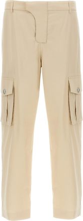 Balmain Cargo Pantaloni Beige-Uomo