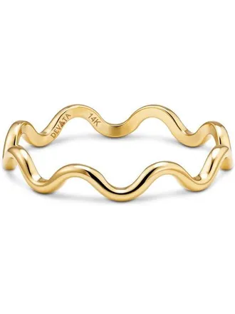Devata Wavy Ring in 14K Gold at Nordstrom, Size 7