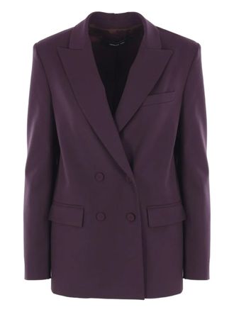 Federica Tosi Blazer met dubbele rij knopen - Paars