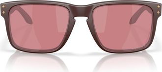 Oakley Holbrook 56mm Prizm Rectangular Sunglasses in Black at Nordstrom