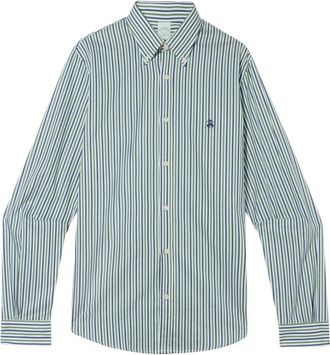 Brooks Brothers Slim Fit Overhemd met Button-Down Kraag - Heren - Casual Overhemden - Veelkleurig - 3XL - Katoen - Overhemden