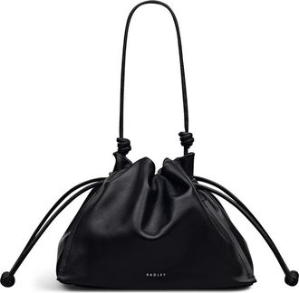 Radley London The Roxburgh Medium Drawstring Crossbody Bag in Black at Nordstrom