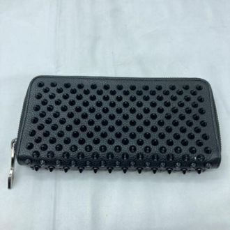 Christian Louboutin Black Long Wallet (Bi-Fold) (Pre-Owned)