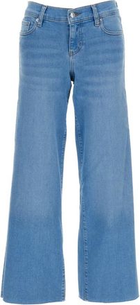 Frame Denim Wide Jeans - Dames - Loose Fit Jeans - Blauw - W24 - Katoen - Jeans