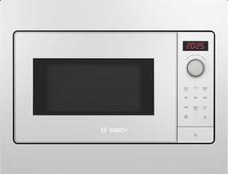 Bosch Serie 2, Microondas Integrado, 50 X 38 Cm, Blanco, Bfl523mw3