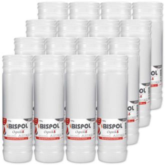 OEM Insertos De Vela De Parafina Bispol Wp7n 168h 7 D&iacute;as 16 Piezas