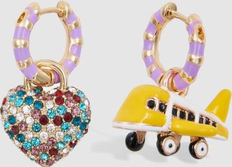 Essentiel Boucles doreilles Irnaud Love Mauve