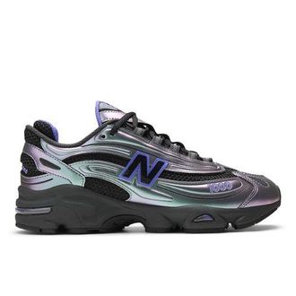 New Balance Unisex 1000 in Nero/Blu, Sintetica, Taglia 42.5