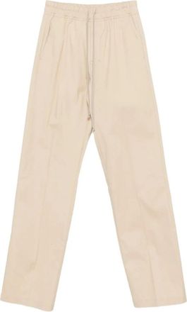 Rick Owens Dietrich Broek met Trekkoord - Heren - Straight fit broeken - Beige - S - Katoen - Broeken