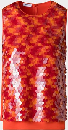 Akris Sequined Dot Tank Top