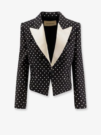 Valentino Polka-Dots viscose blazer - VALENTINO - gender_Woman