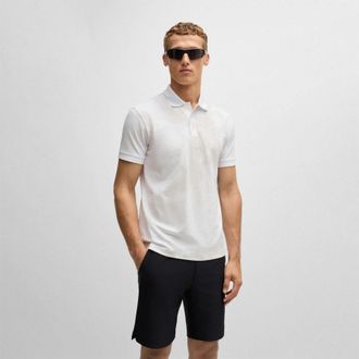 HUGO BOSS Mens 3 Polo Shirt in White - Size X-Large