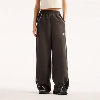 New Balance Donna Trackside Woven Pant in Grigio, Politessuto, Taglia XS