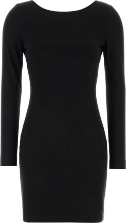 Dolce & Gabbana Stretch Viscose Blend Mini Dress - Dames - Feestkleedjes - Zwart - XL - Kleedjes