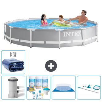 Intex Piscina Prism Frame Redonda - 366x76 Cm - 8-piezas S20571