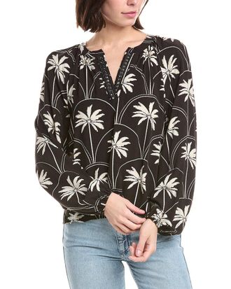 NVLT Nvlt Challis V Neck Blouse