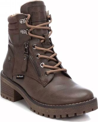 Xti Womens Biker Booties In Brown