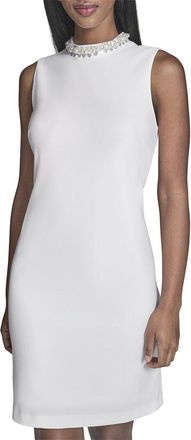 Karl Lagerfeld Karl Lagerfeld Scuba Crepe A-Line Dress
