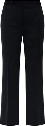 Acne Studios Pantalones de Lana a Rayas Sastre - Trousers - Mujer - Azul - M