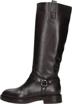 Omoda Av 114 Hoge Laarzen voor Stijlvolle Vrouwen - Dames - Hoge Laarzen - Bruin - 39 EU - Wol - Schoenen